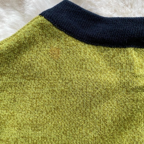 NWT $66 PERSNICKETY GREEN BOW SWEATER CARDIGAN 12 - Picture 5 of 5